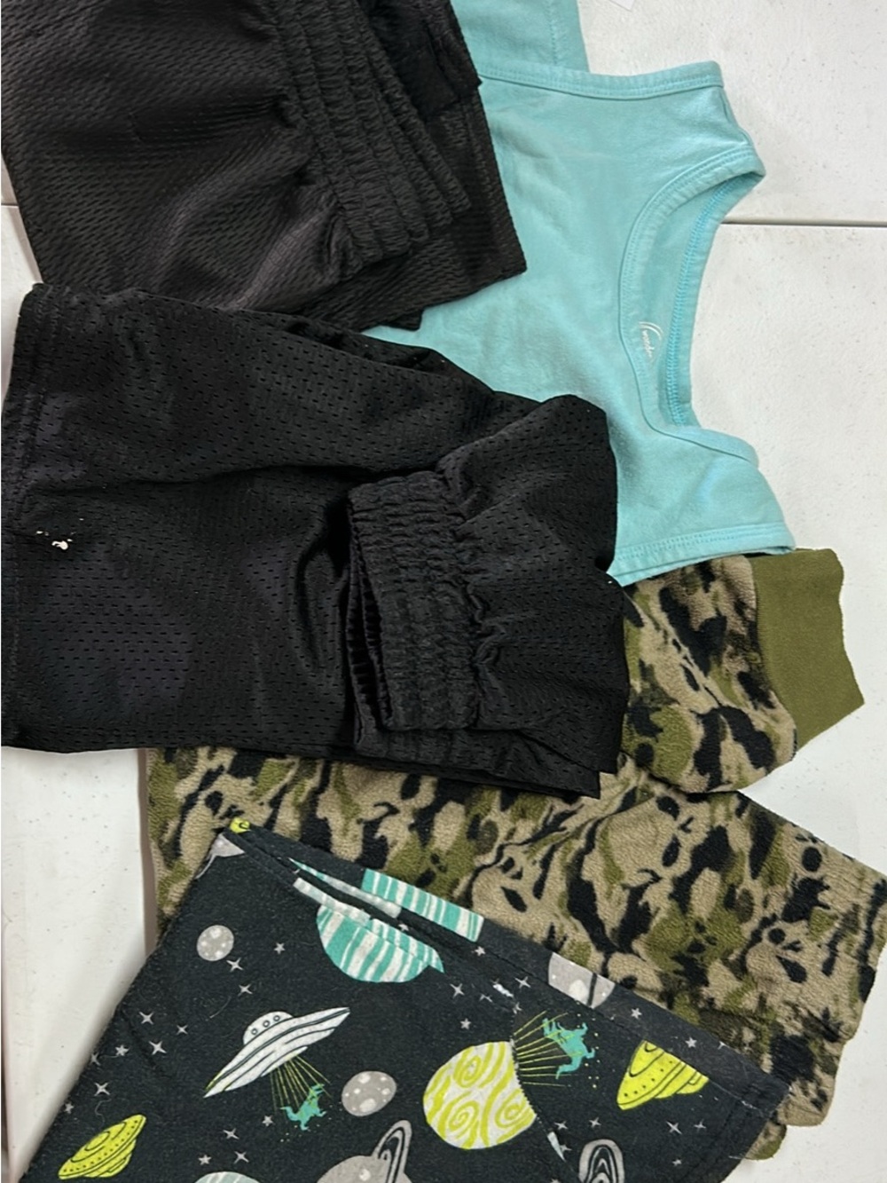 Boys Clothing Bundle - Shorts, Pajama Pants, and Tank  Top